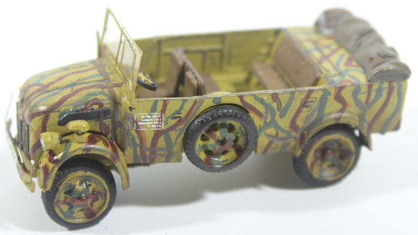 Modeling car Steyr, assembled and painted, 1/72, box 4