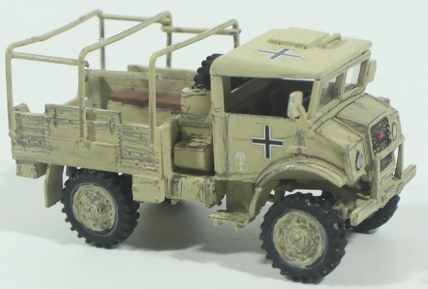 Modeling truck, British captured, assembled and painted, 1/72, box 4