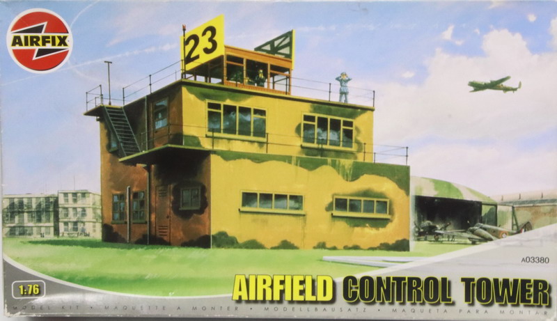 Modeling airfield control tower, 1/76, ref. A03380, Airfix