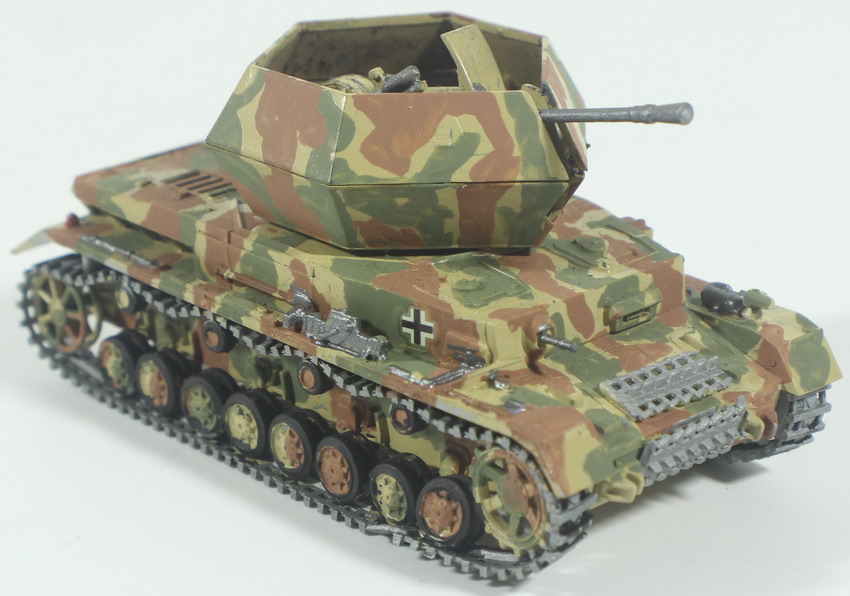 Modeling tank Panzer IV, FlakPanzer IV Ostwind, assembled and painted, 1/72, box 4