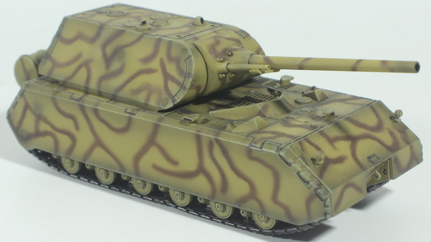 Modeling tank destroyer Maus, Panzerkampfwagen VIII, assembled and painted, 1/72, Dragon Armor, Diecast, caja 10
