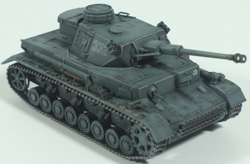 Modeling tank carro Panzer IV, Panzerkampfwagen IV, SdKfz 161, assembled and painted, 1/72, Dragon Armor, caja 10