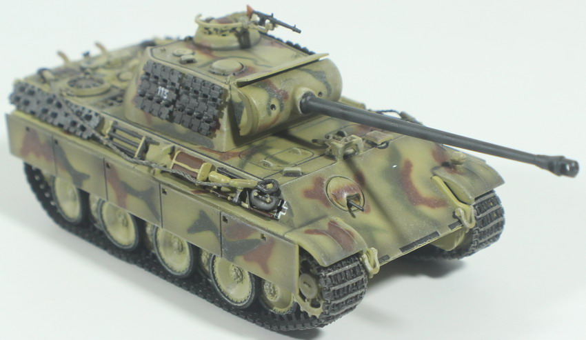 Modeling tank carro Panzer V, Panther, Panzerkampfwagen V, SdKfz 171, assembled and painted, 1/72, Dragon Armor, caja 10