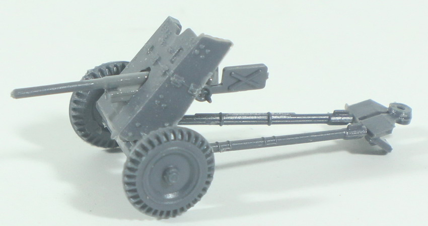 Modeling cannon Pak 35/36, 37 mm, Panzerabwehrkanone 36, assembled and painted, 1/72, caja 12