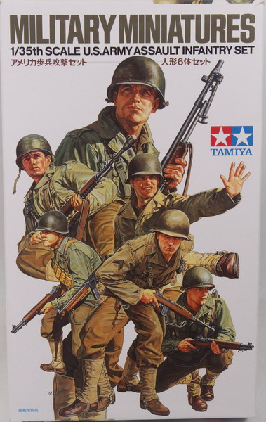 Modeling figures US, assault infantry, ref. 35192, 1/35, Tamiya