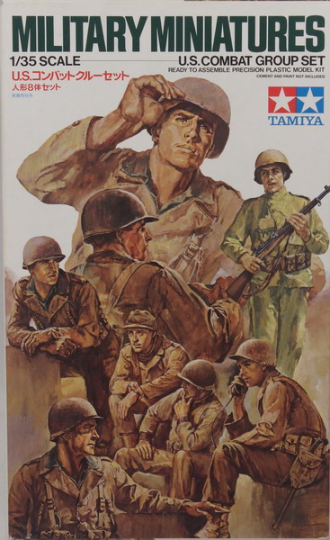 Modeling figures US, infantry, ref. 35080, 1/35, Tamiya