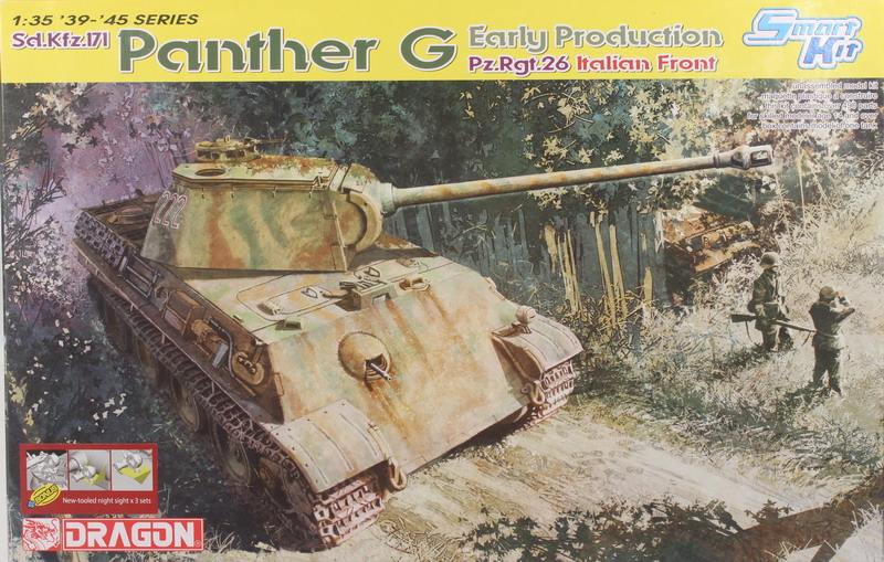 Modeling tank Panzer V – Panther G, ref. 6267, 1/35, Dragon