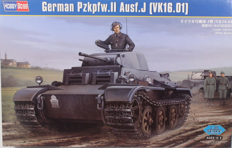 Modeling tank Panzer II J (VK 16.01), ref. 83803, 1/35, Hobby Boss