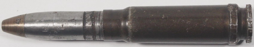13 mm projectile, for machine gun 131 (Maschinegewehr 131), inert German original World War II.