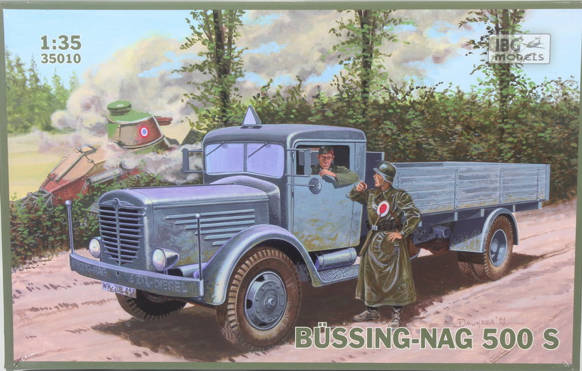 Modeling truck Bussing-Nag 500 S, ref. 35010, 1/35, IBG Models