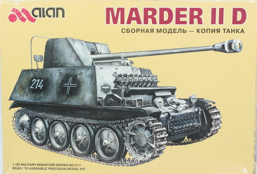 Modeling tank destroyer Panzer II, Ausf. D, ref. 011, 1/35, Alan