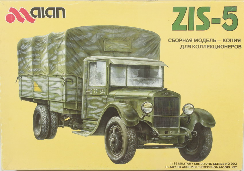 Modeling truck ZIS.5, ref. 003, 1/35, Alan
