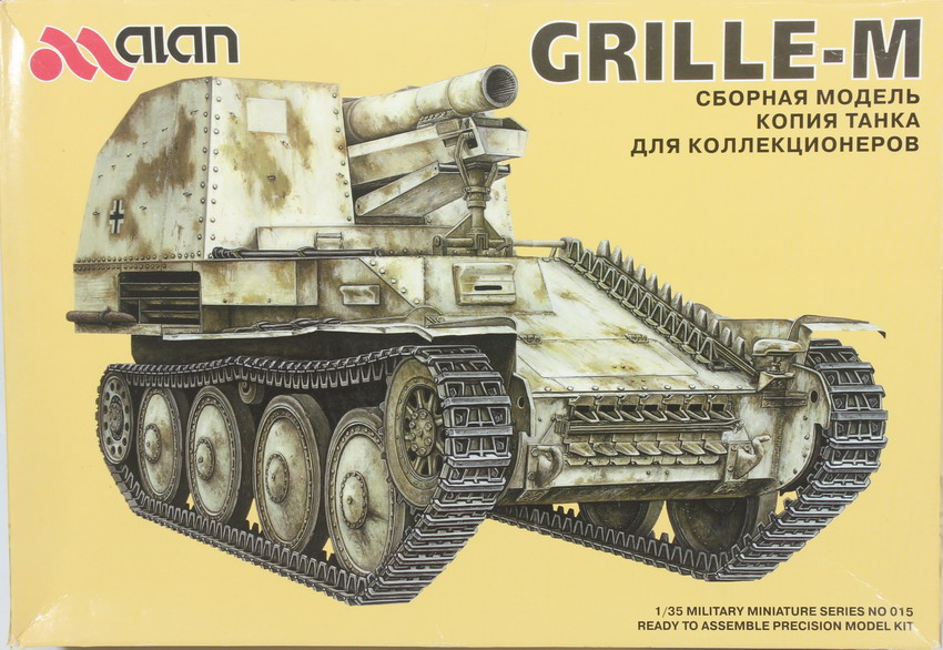Modeling selfpropelled artillery Grille M, ref. 015, 1/35, Alan