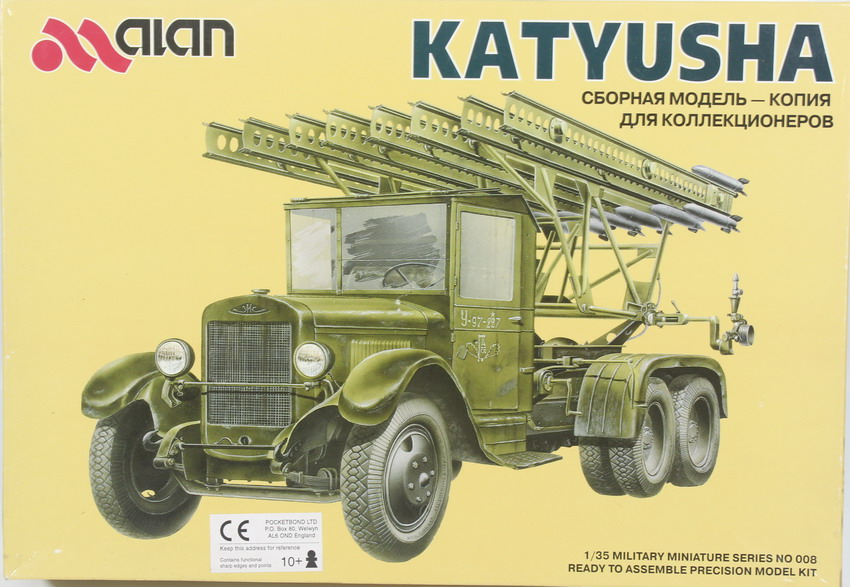 Modeling truck BM-13 Katyusha, ref. 008, 1/35, Alan