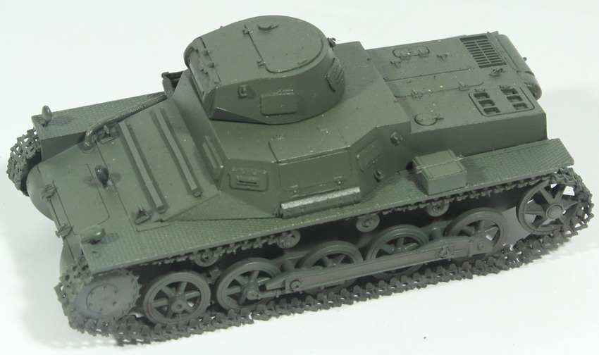 Maqueta carro Panzer I, 1/35, montado y pintado.
