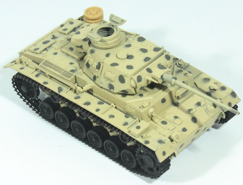 Modeling tank Panzer IV, 1/35, assembled & painted.