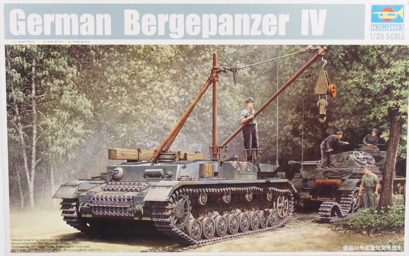 Modeling tank Bergepanzer IV, ref. 00389, 1/35, Trumpeter