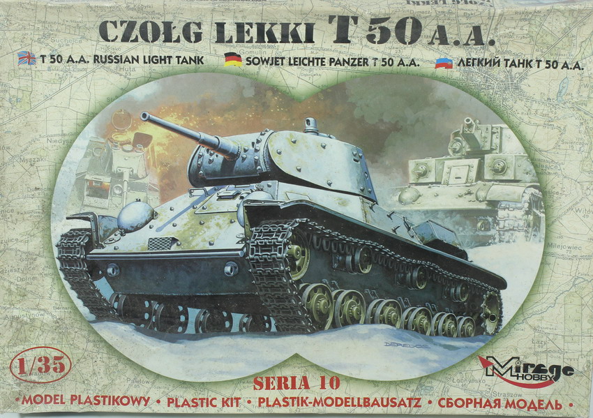 Modeling tank T50 AA, ref. 35106, 1/35, Mirage