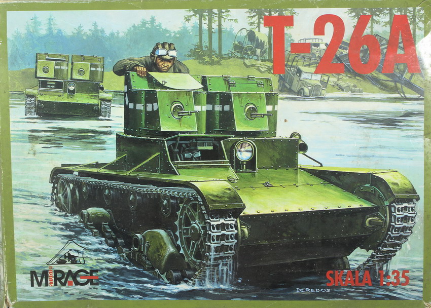 Modeling tank T-26 A, 1/35, Mirage