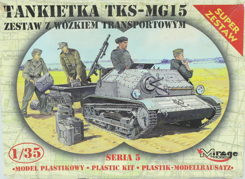 Modeling tank TKS, ref. 35515, 1/35, Mirage