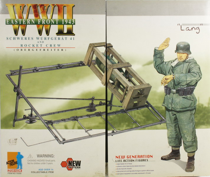 Action Figure 1/6, Lang + Scheres Wurfgerat 41, Eastern Front 1943, Obergefreiter, ref. 70200