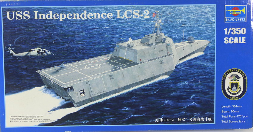 Modeling ship Independence LCS-2, ref. 04548, 1/350, Trumpeter