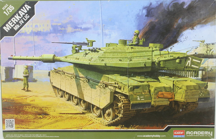 Modeling tank Merkava Mk. IV LIC, 1/35, ref. 13227, Academy