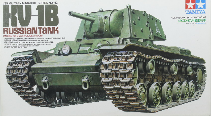Modeling tank KV-1, 1/35, ref. 35142, Tamiya