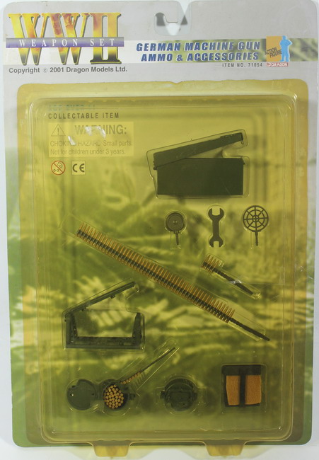 Accessories figures Dragón, 1/6, German equipment, World War Two, MG-34 – MG-42, ref. 71054, Dragón
