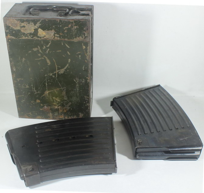 Box, transport for two Flak 30 - Flak 38 magazines, 20 mm, German original WWII