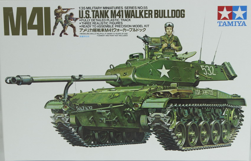 Modeling tank M-41 Walker Bulldog, ref. 35055, 1/35, Tamiya