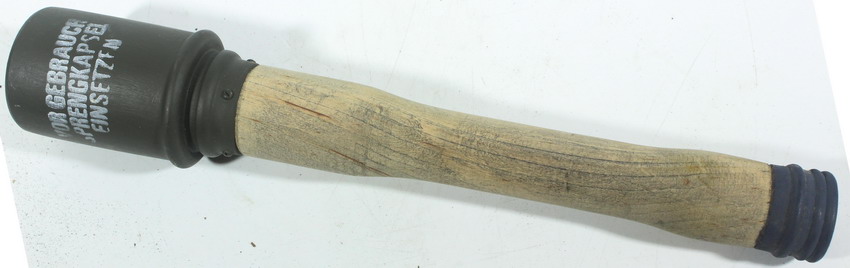 Hand grenade mod. 24, Steilhandgranate 24 (Stigr 24), reproduction on wood,