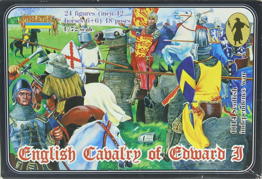Modeling figures English Cavalry of Edward I, ref. 0014, 1/72, Strelets-R