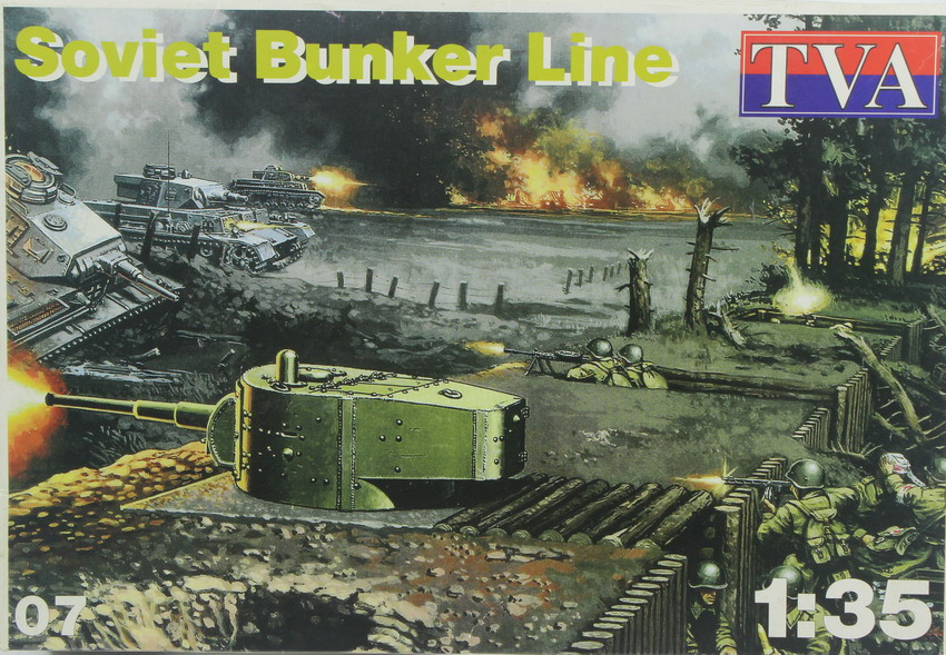 Modeling accesories diorama soviet bunker line, ref. 07, 1/35, TVA