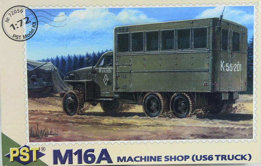 Modeling truck M16A – machine shop – US 6 truck, ref. 72056, 1/72, PST