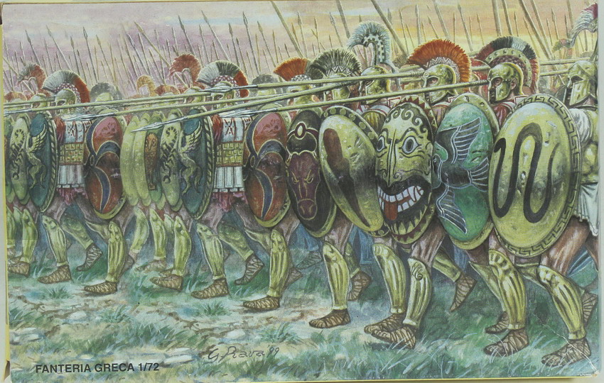Modeling figures greek infantry, ref. 002, 1/72, Waterloo