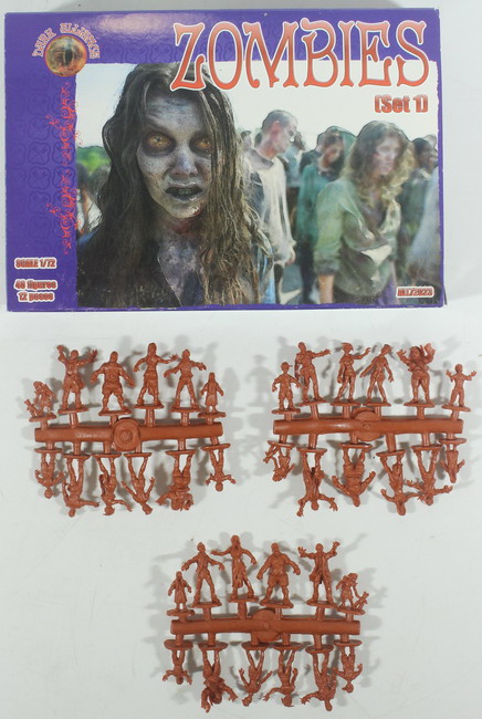 Modeling figures Zombies, ref. 72023, 1/72, Dark Alliance (incomplete)