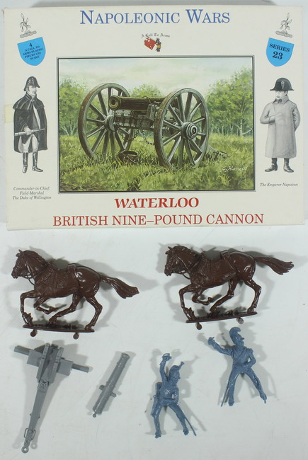 Modeling figures Waterloo British nine-pound cannon, ref. 23, 1/32, A Call to Arms (incomplete)
