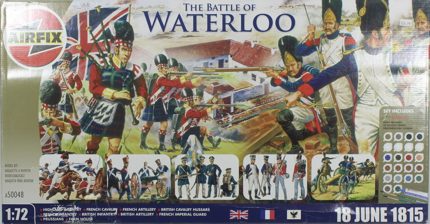 Modeling diorama The Battle of Waterloo, ref. 50048, 1/72, Airfix