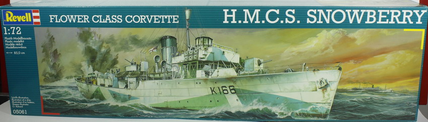 Maqueta barco HMCS Snowberry, flower class Corvette, ref. 05061, 1/72, Revell