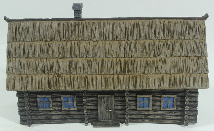 Modeling, house, Country, in resin, scale approx. 1/72