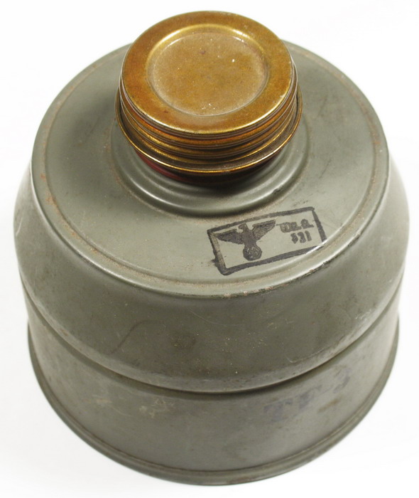 FILTER MASK RESPIRATOR. YUGOSLAV?, REUSED BY THE GERMANS, SECOND WORLD WAR