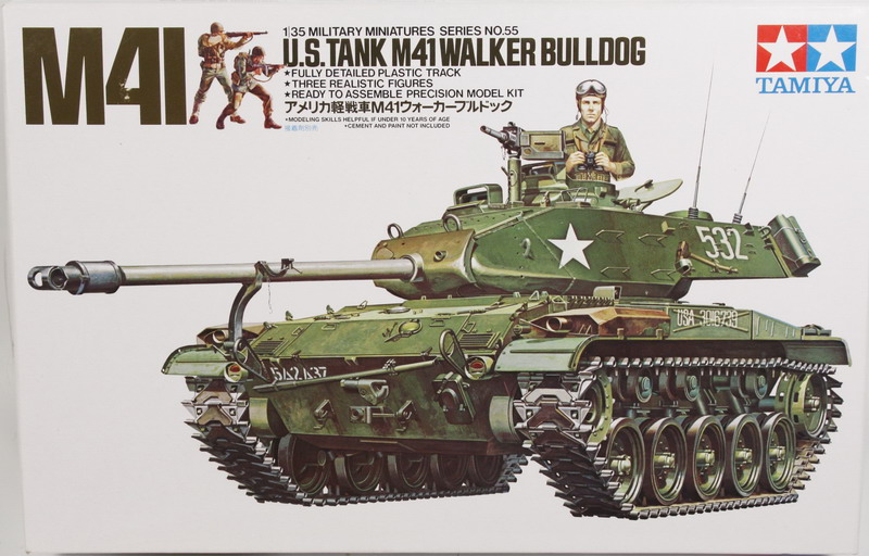 Modeling tank M-41 Walker Bulldog, ref. 35035, 1/35, Tamiya