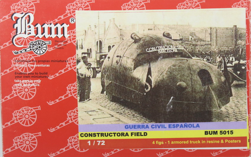 Modeling vehicle Constructora Field, ref. 5015, 1/72, BUM – Sword – Victory - German