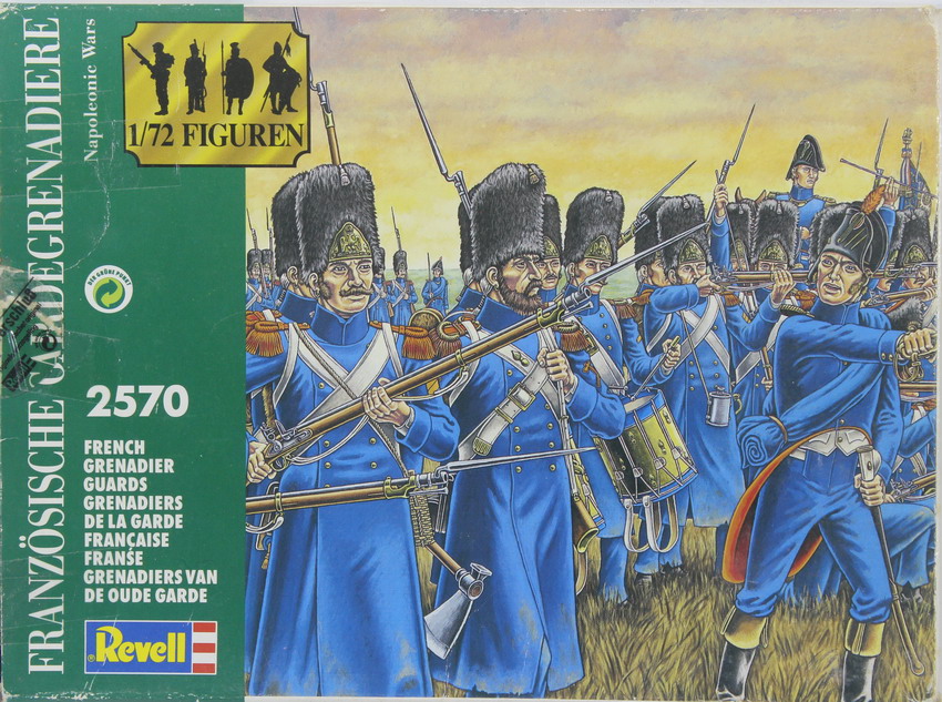 Modeling figures french, Grenadiers Guards, Napoleonic Wars, ref. 2570, 1/72, Revell