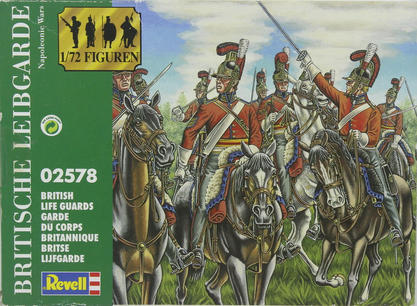 Modeling figures british, Life Guards Napoleonic Wars, ref. 2578, 1/72, Revell