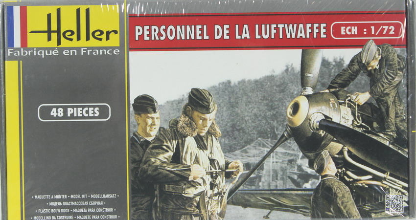 Modeling figures German personal Luftwaffe, ref. 49655, 1/72, Heller