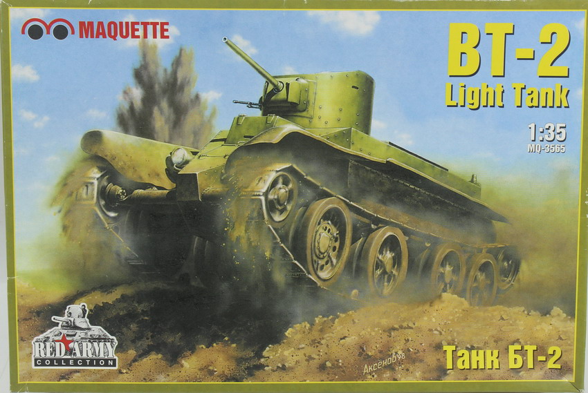 Modeling tank BT-2, ref. MQ 3565, 1/35, Maquette