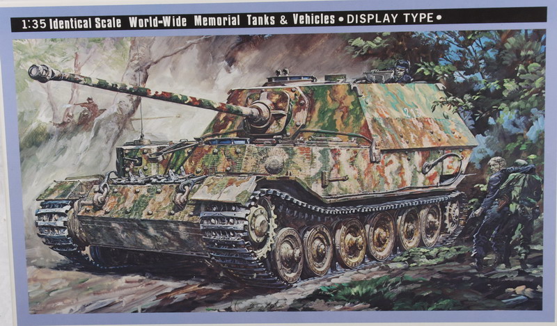 Modeling tank destroyer Elefant, ref. 3506, 1/35, Nichimo