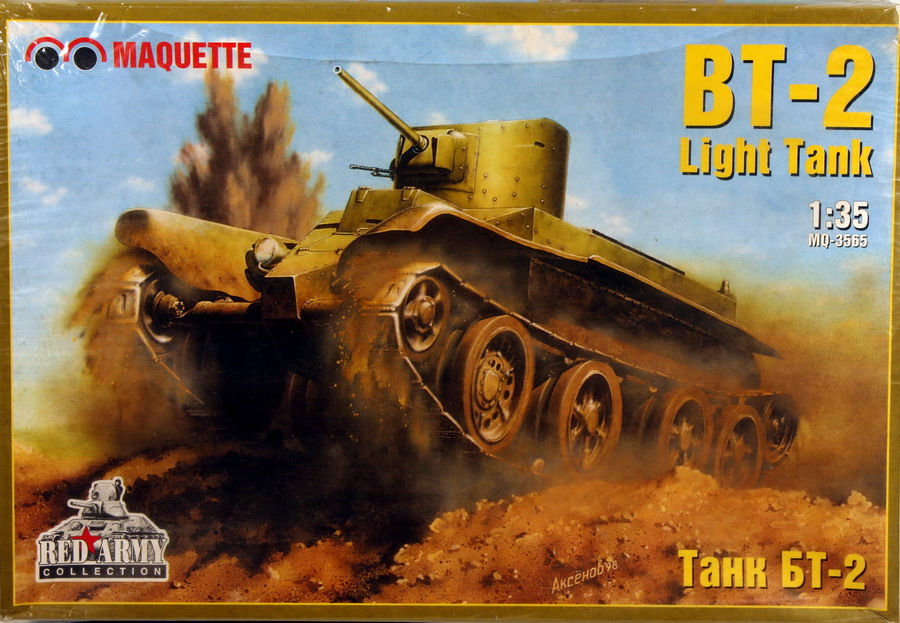 Modeling tank BT-2, ref. MQ-3565, 1/35, Maquette